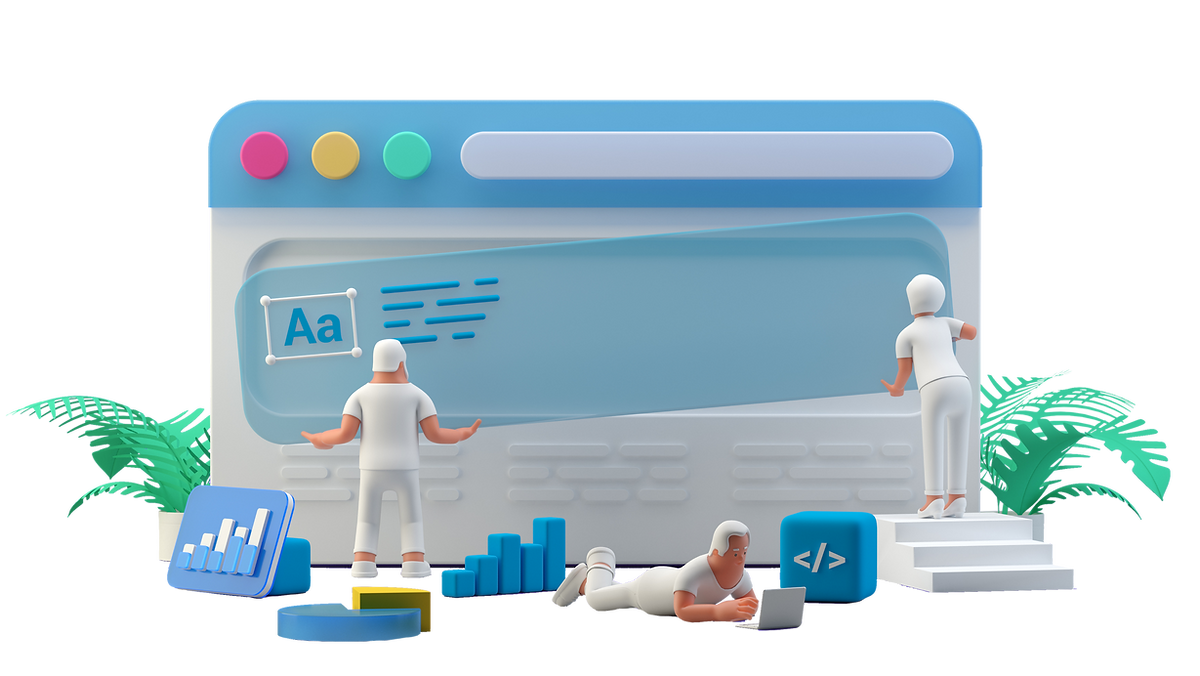 Software development illustration